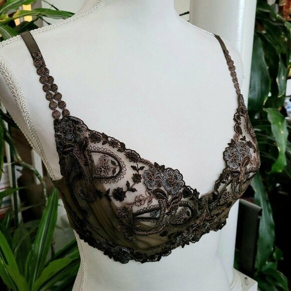 Argentovivo Luxury Designer Italian Lace Bra 34C - Picture 4 of 10